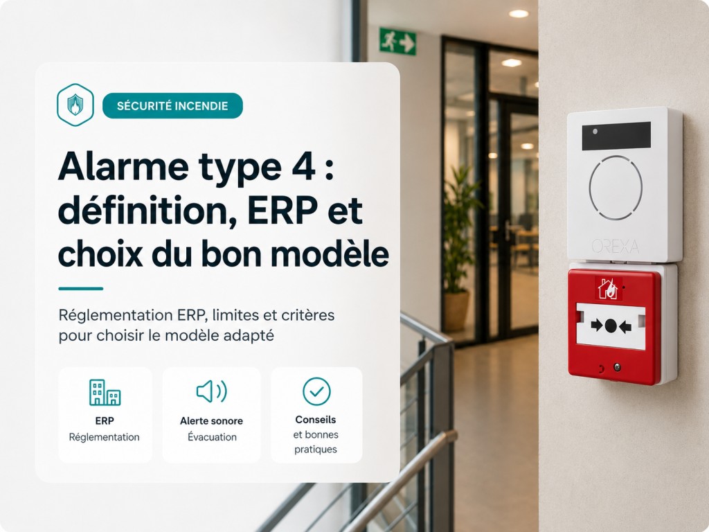 Alarme type 4 : définition, ERP et choix du bon modèle