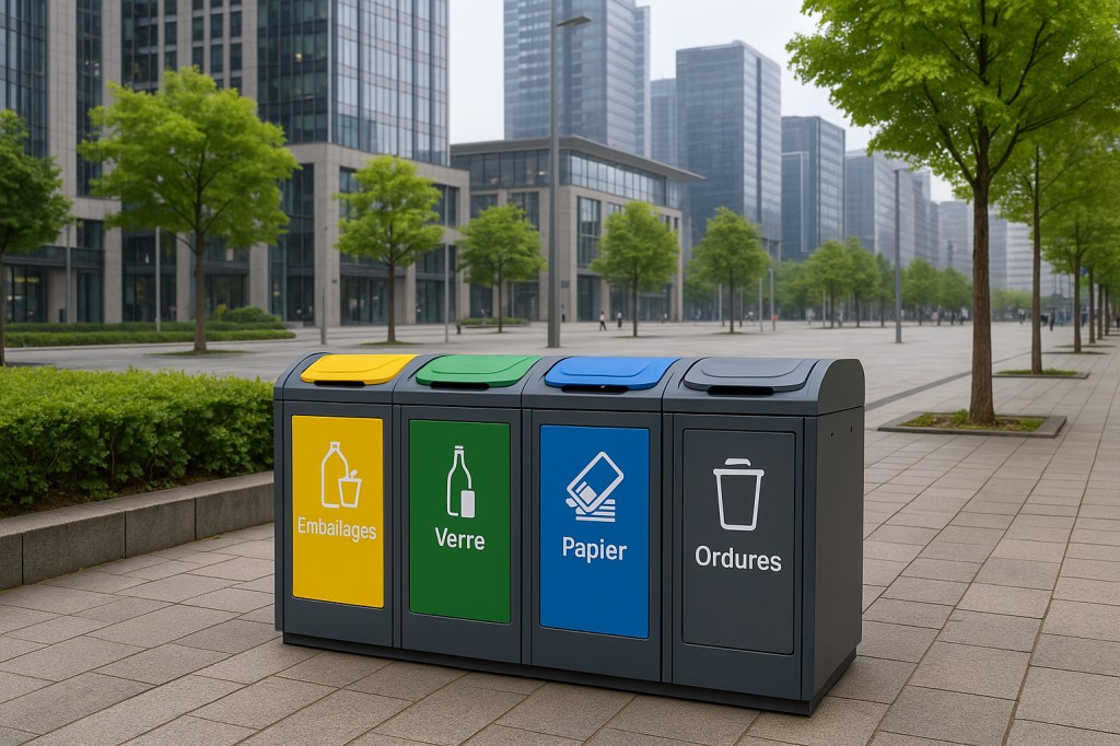 Obligation 2025 : poubelles de tri sélectif dans l’espace public, solutions