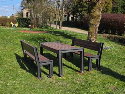 Hanit : le mobilier urbain recyclé pour collectivités conforme à la loi AGEC