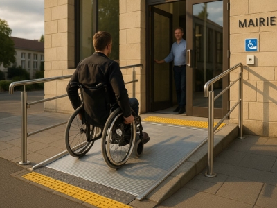 Rampes PMR pour ERP : Le guide des normes, choix et prix 2025