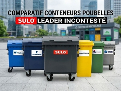 Conteneurs Sulo vs concurrents : comparatif complet 2026 (EN 840)