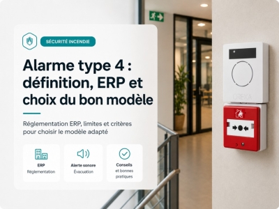 Alarme type 4 : définition, ERP et choix du bon modèle