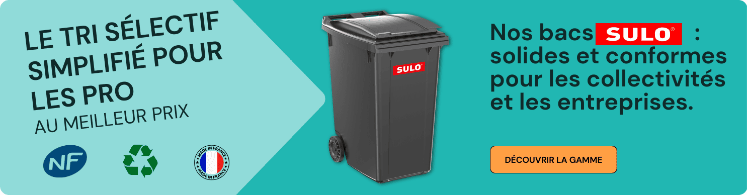 Les conteneurs SULO au meilleur prix